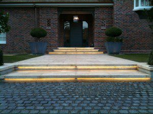 LED Lighting strip under steps controlled by Home Automation system