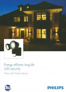 Philips LED security sensor light 15 watts